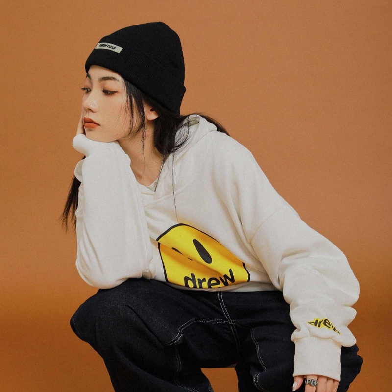 Áo hoodie nam nữ unisex có mũ ulzzang hàn quốc cặp đôi local brand nỉ ngoại cao cấp da cá form rộng cute zip DREW