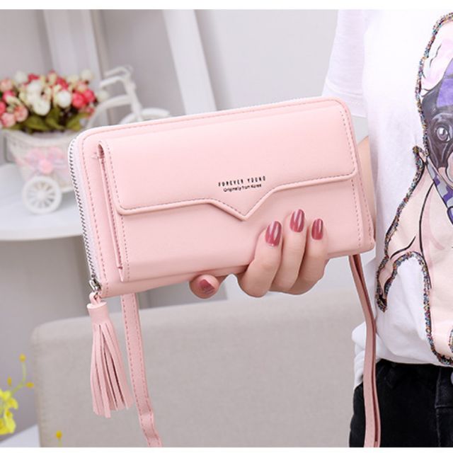 Ví Forever Young kết hợp đeo chéo siêu nhiều ngăn
