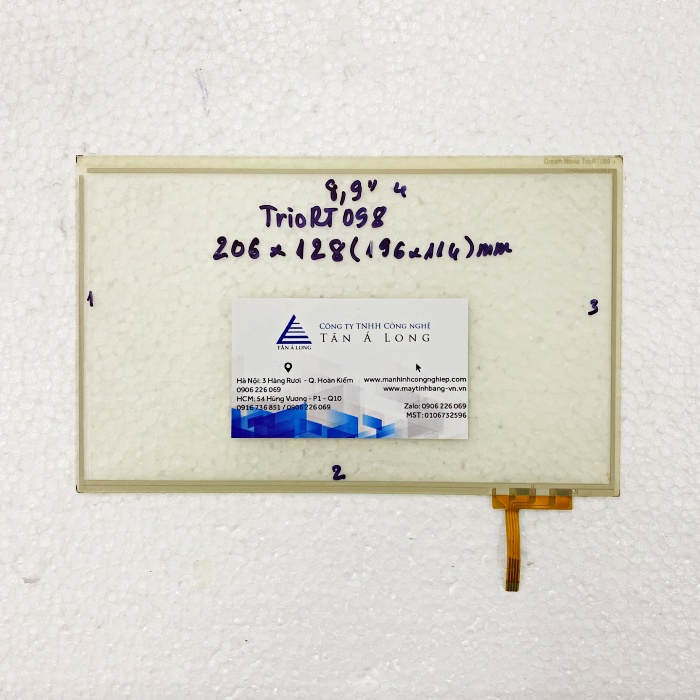 Tấm cảm ứng công nghiệp TrioRT098/ 206×128(196×114)mm