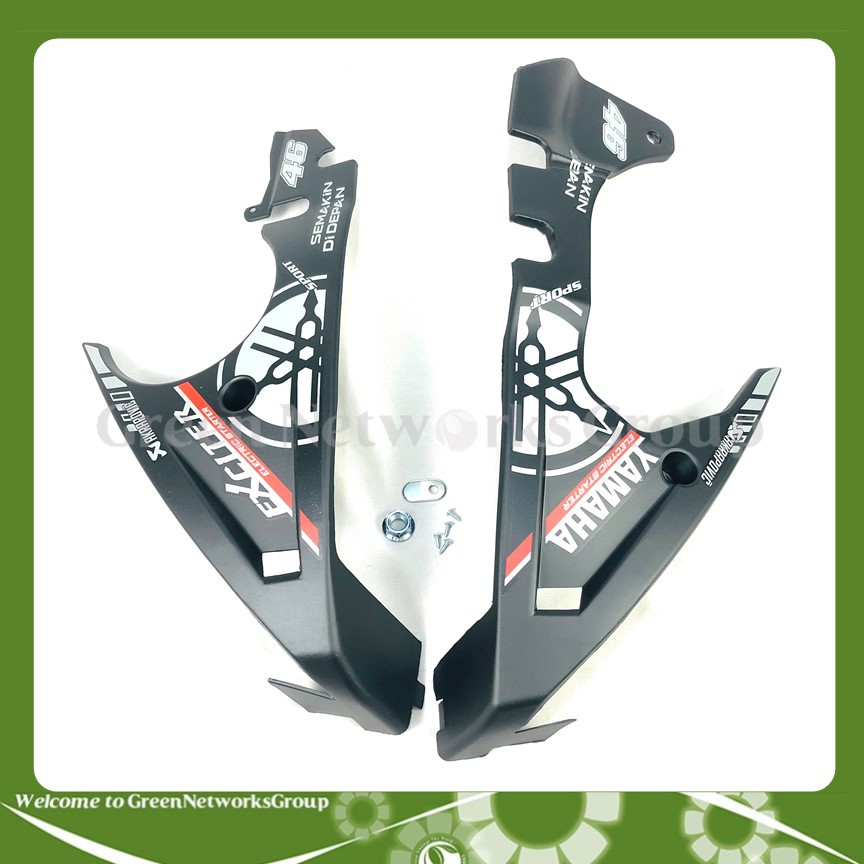 Mỏ cày Exciter 150 nhựa đúc khuôn Màu Đen họa tiết giao ngẫu nhiên Greennetworks