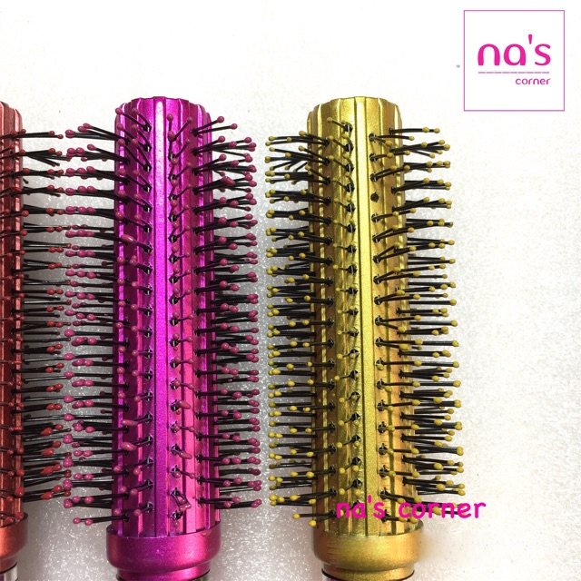 Lược chải tóc uốn xoăn, lược tròn tạo kiểu cho tóc uốn phồng loại Salon