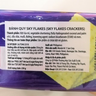 Bánh Quy Ăn Kiêng Sky Flakes Crackers (Gói 250g)