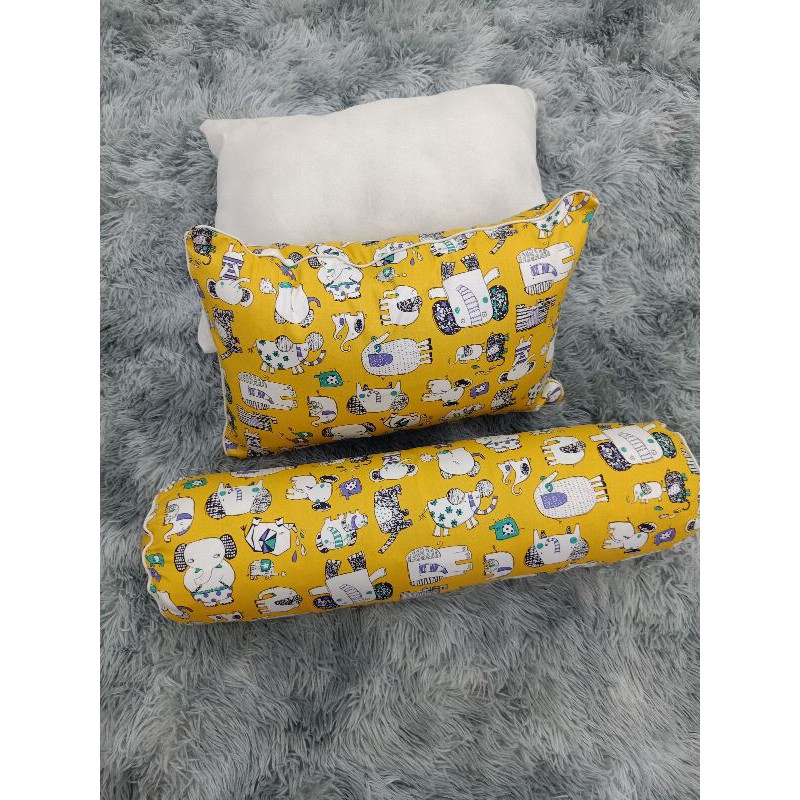 Gối trẻ em vỏ gối 100% cotton lụa kích thước 30 cm x 45 cm