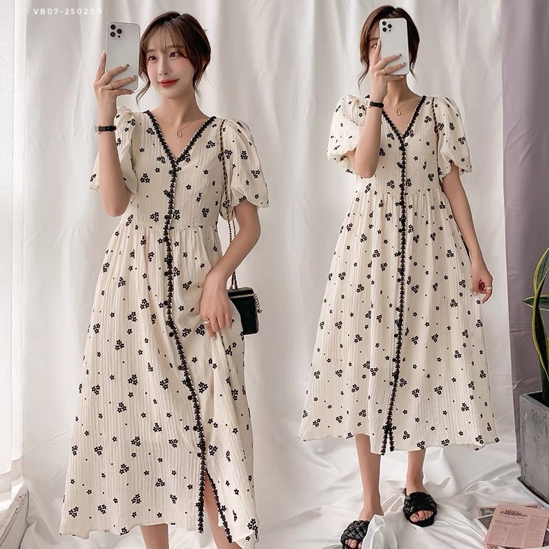 Váy Bầu Công Sở, Váy Cho Con Bú Thời Trang VB07
