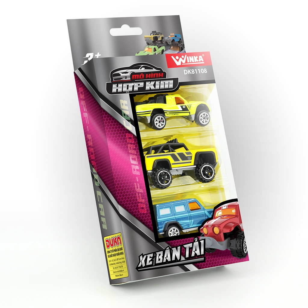 Mô Hình Hợp Kim - Xe Địa Hình DK81108 - Duka