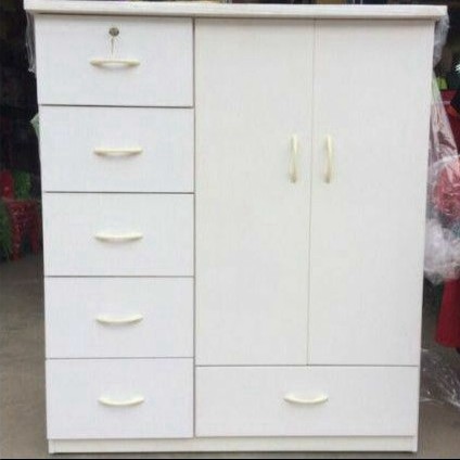 Tủ quần áo nhựa đài Loan 6 ngăn kéo 2 cánh cho bé kt 125*106cm freeship