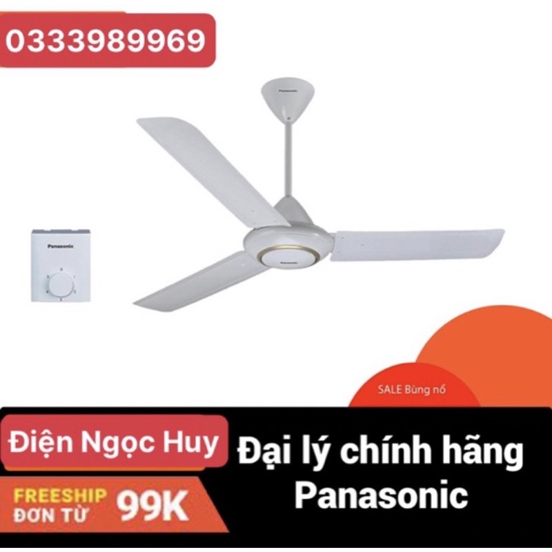 Quạt trần 3 cánh Panasonic F- 60MZ2 (Bảo hành 12 tháng)