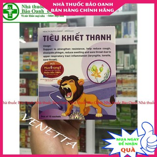{ Tích Điểm 6+1} Cốm Tiêu Khiết Thanh - Ngăn ngừa và làm giảm triệu chứng viêm đường hô hấp (Hộp 15 gói)