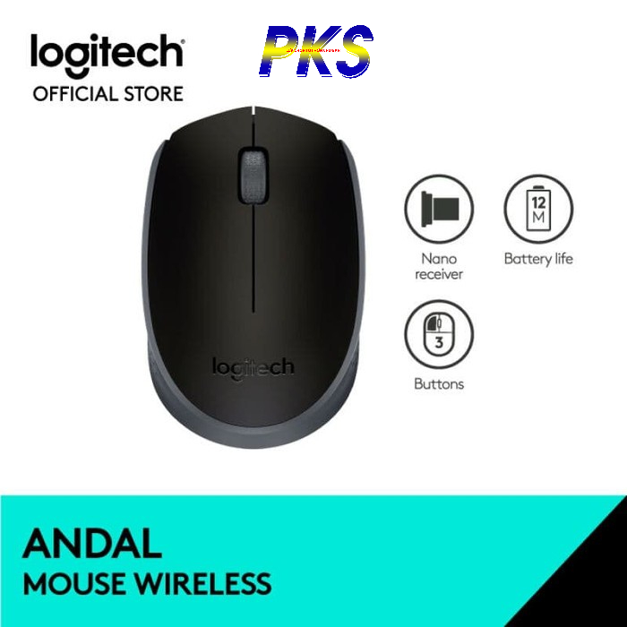 Chuột không dây quang Logitech B170