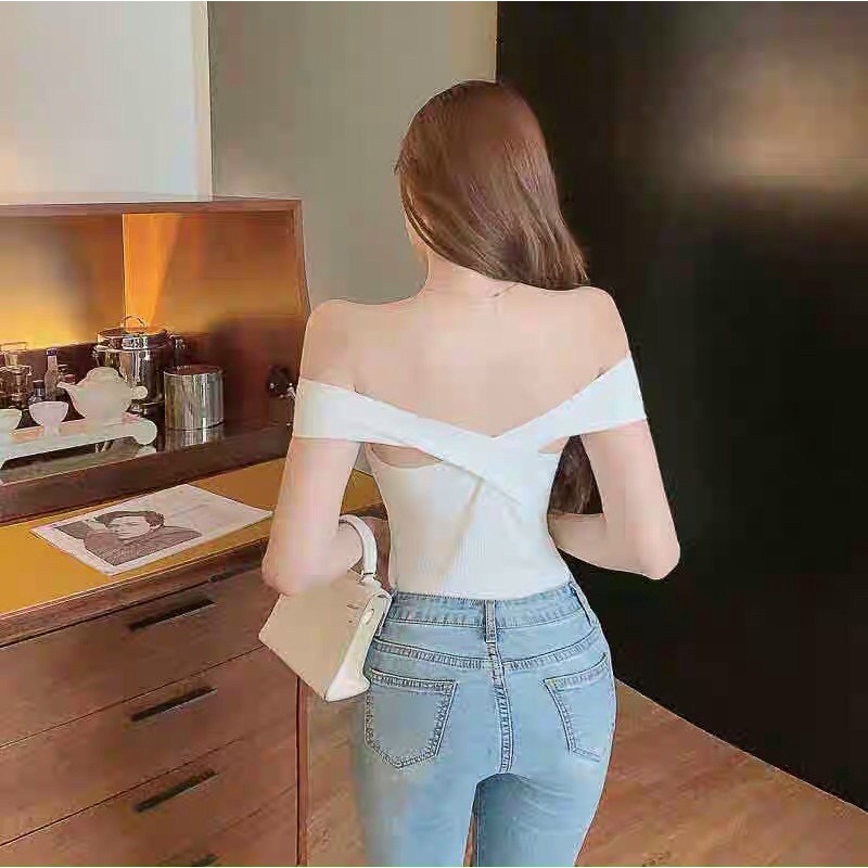 Áo Dây Chéo Ngực Len Tăm - Kim Linh Shop