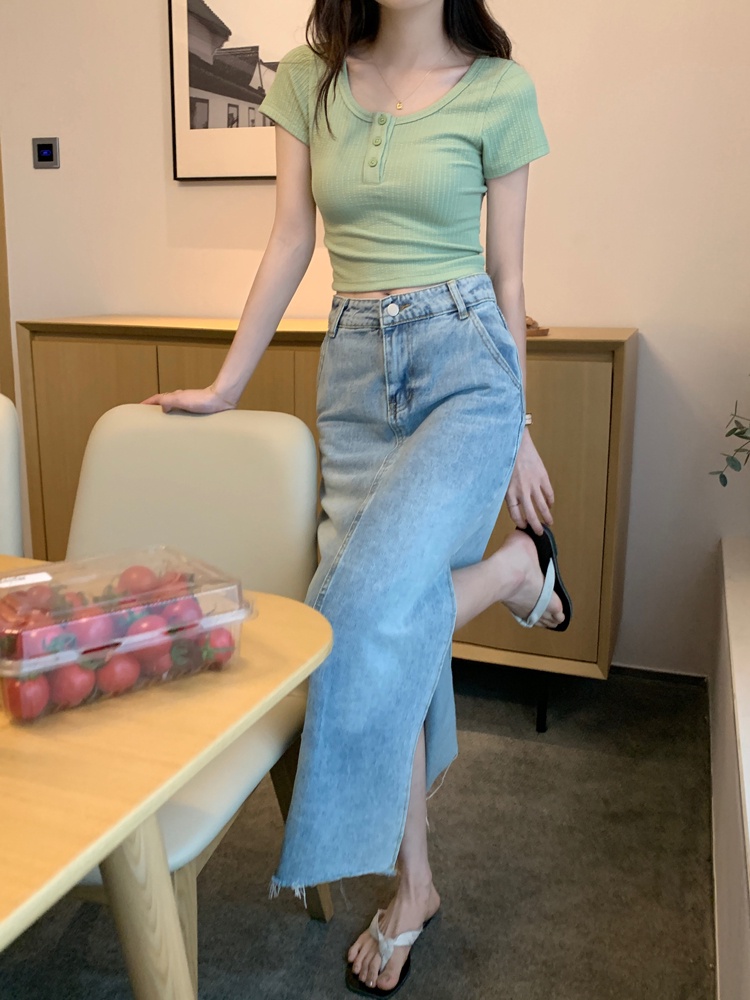 Áo Thun Tay Ngắn Màu Hồng 51638