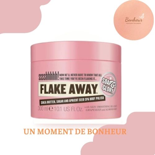 Tẩy tế bào chết Flake Away Scrub Soap &amp; Glory hương nước hoa Rose &amp; Bergamot giúp sáng da 300ML