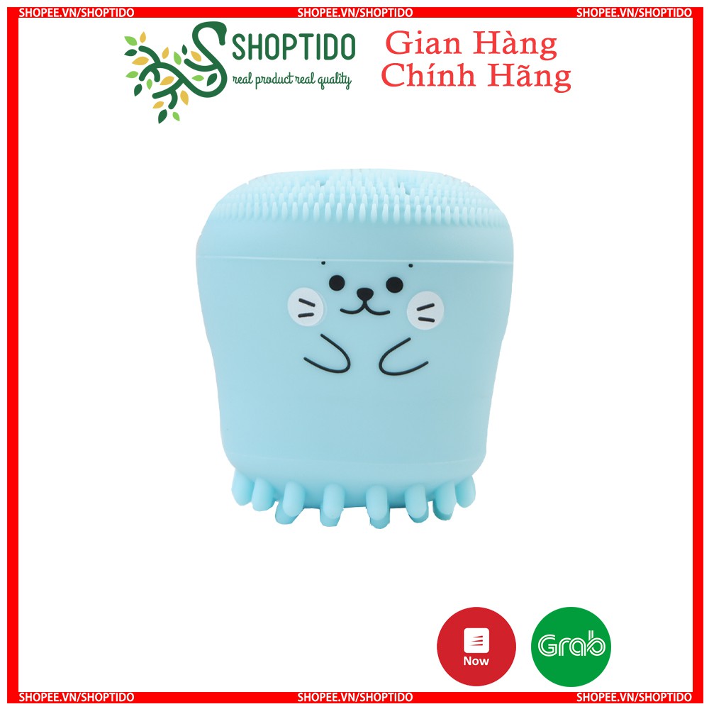 Mút Rửa Mặt và Masage Bạch Tuộc Béo Dewytree Silicon Brush xanh ngọc NPP Shoptido | BigBuy360 - bigbuy360.vn