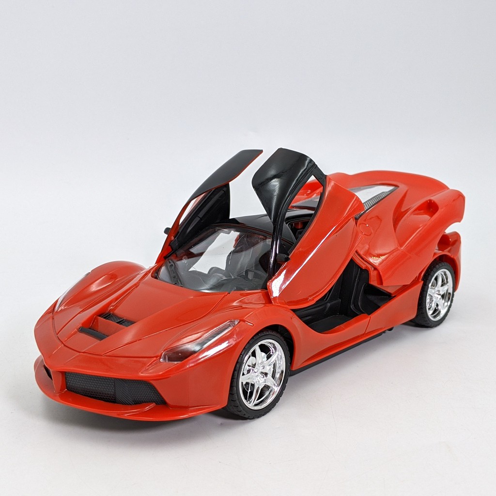 [Nhiều mẫu] Xe điều khiển từ xa lamboghini-Ferrari đóng mở cửa, đèn pha pin sạc siêu bền