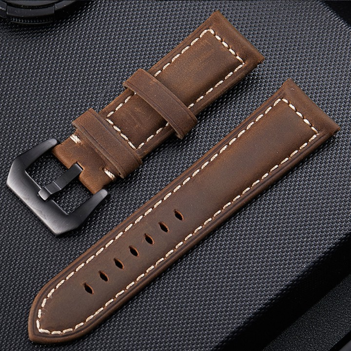 [ SAM Leather ] Dây Đồng Hồ Da Bò Size 20/22/24/26mm – Dây Da Đồng Hồ SAM004NW – Da Bò Thật Bảo Hành 12 Tháng Chính Hãng