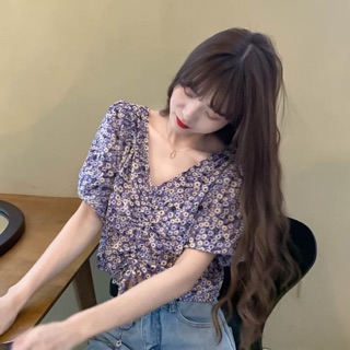 Áo hoa rút ngực