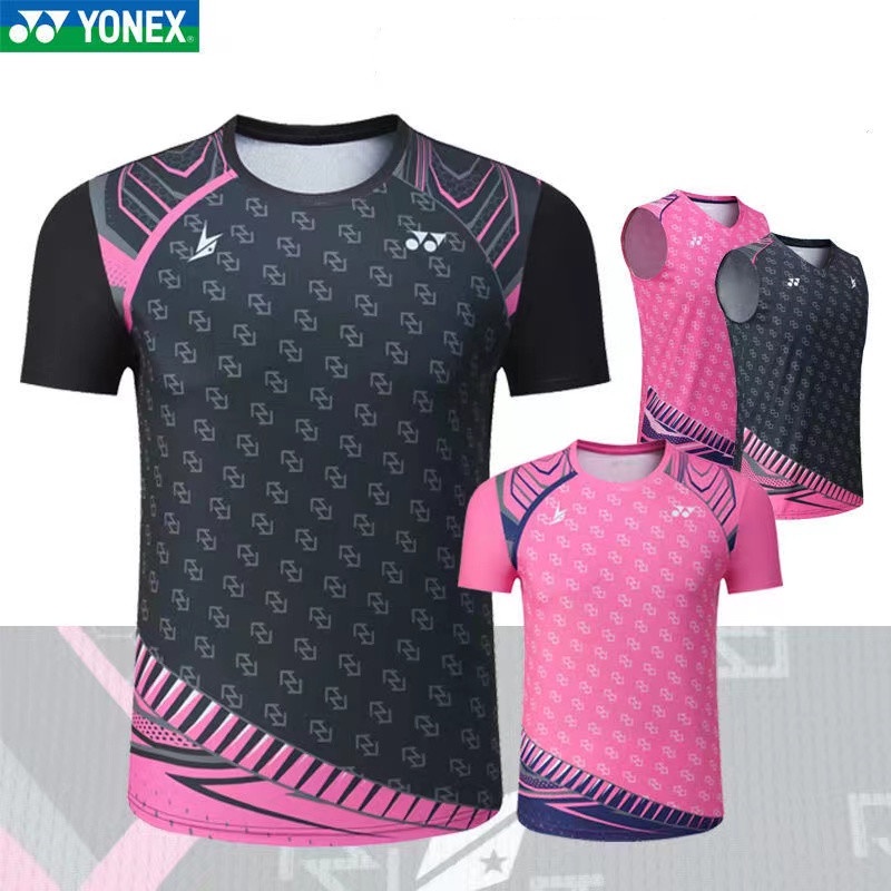 Áo Thun Thể Thao Tay Ngắn Nhanh Khô Yonex Cá Tính Cho Nam Nữ