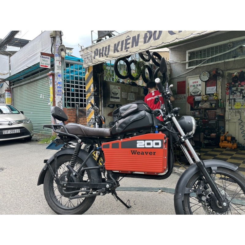 Baga kèm tựa lưng cho Datbike