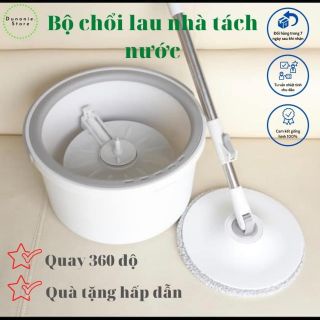 Chổi lau nhà thông minh k9 tự động tách nước và lọc bụi bẩn xoay 360 độ lau mọi ngóc ngách trong nhà_Cây lau nhà đa năng