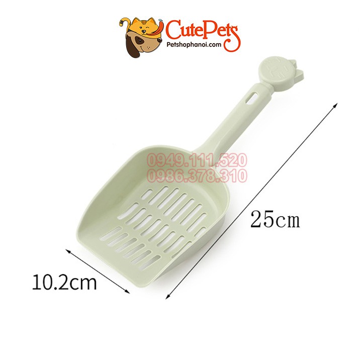 Xẻng xúc cát cho mèo - CutePets Phụ kiện thú cưng Pet Shop Hà Nội