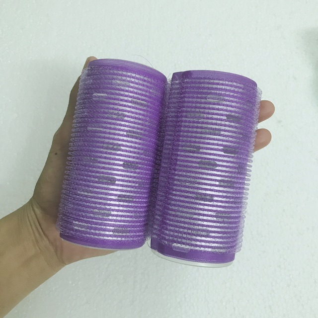 ( rẻ vô địch) 2 Lô cuốn tóc tự dính SIZE to nhất 12cm x 5cm