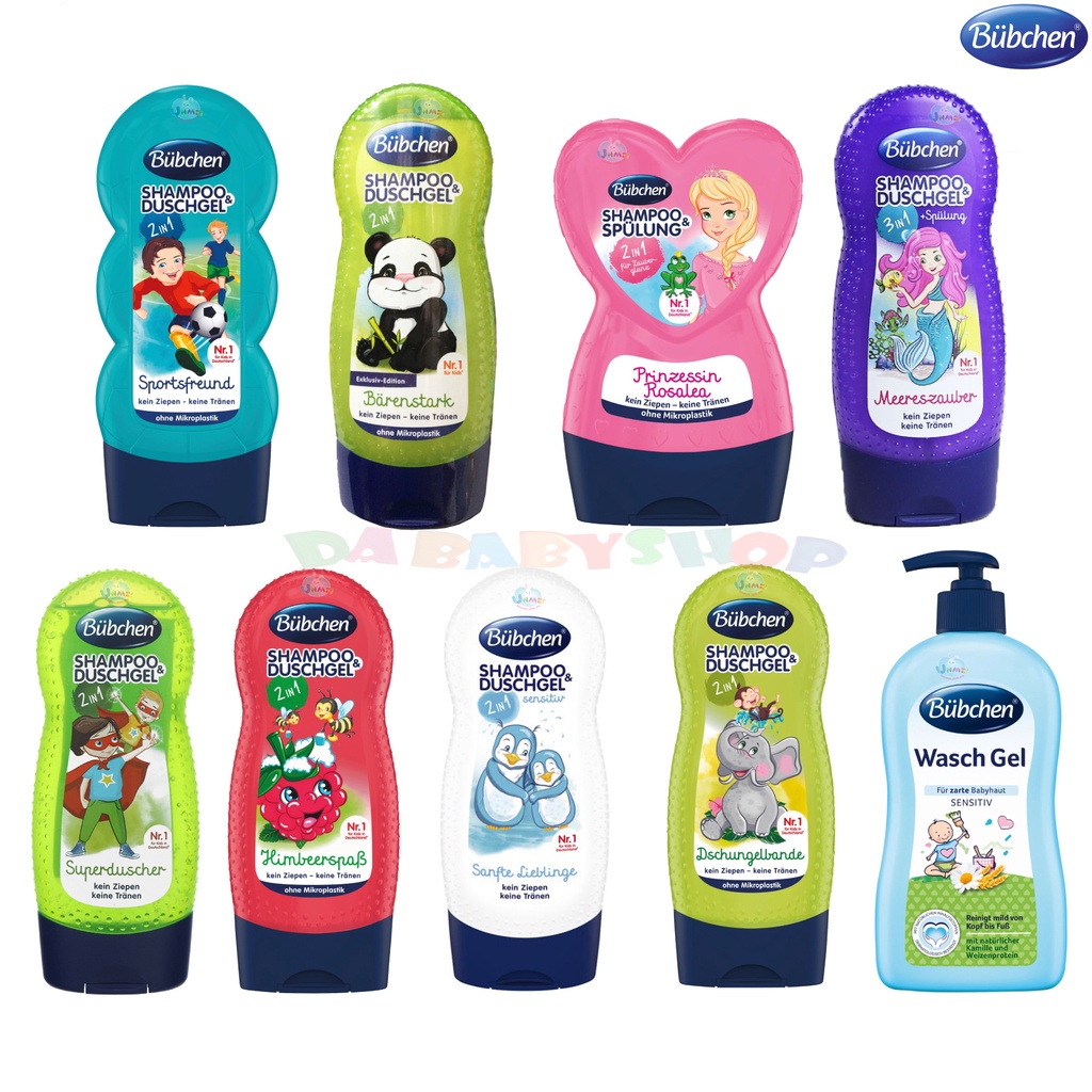 Dầu Tắm Gội Xả Cho Bé Bubchen 230ml Chính Hãng Đức