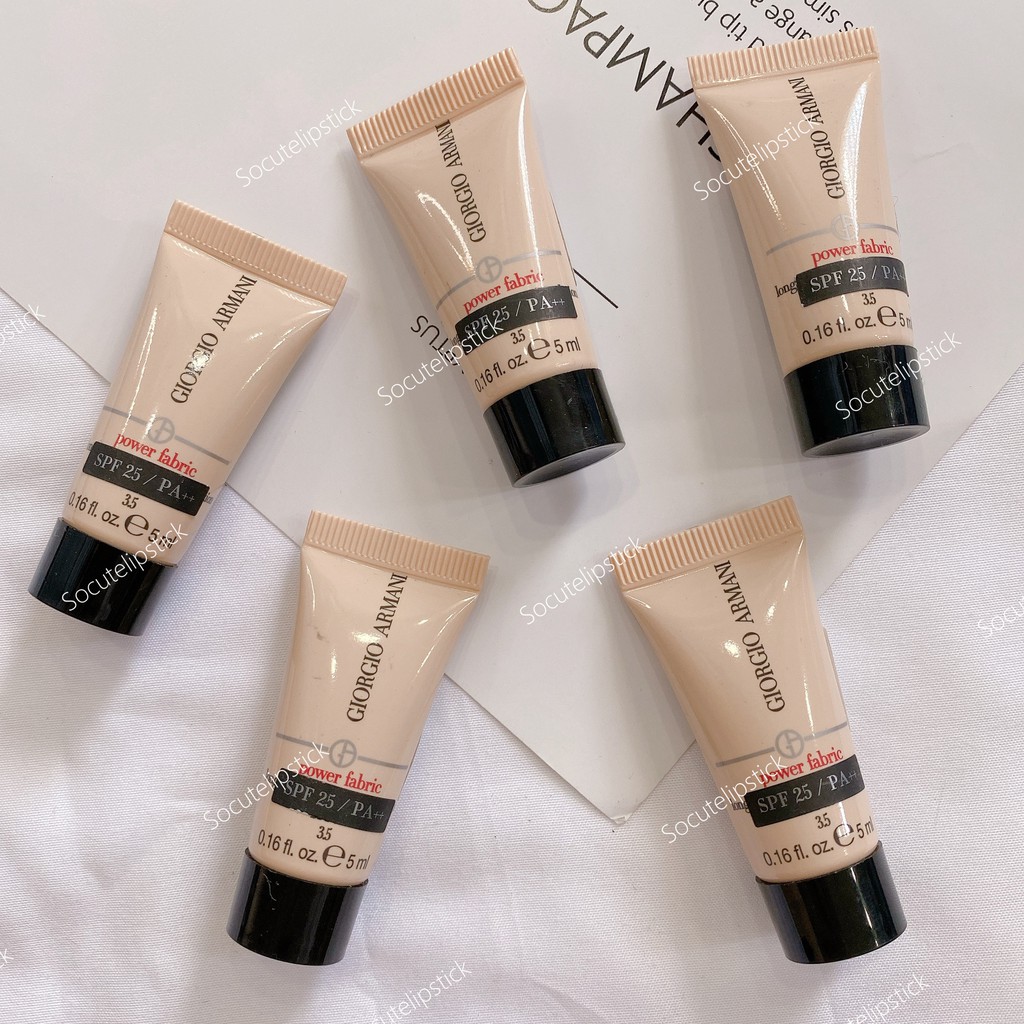 Kem Nền Giiorgio Arrmani Power Fabric Weightless Matte Foundation SPF 25 18ml