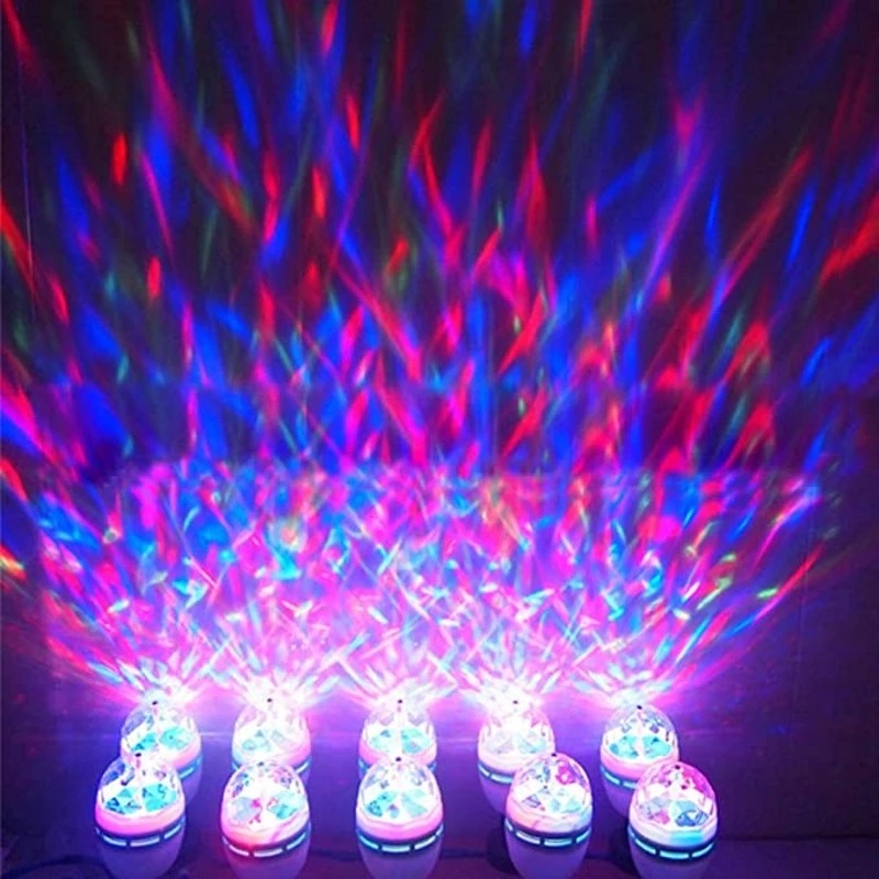 Đèn Led Rgb E27 Luz Ac85-265v Nhiều Màu Sắc Dùng Để Trang Trí Các Bữa Tiệc Tiện Dụng