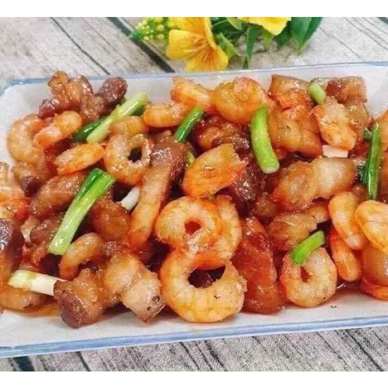 TÔM THẺ TƯƠI BÓC NÕN- khay 500gr