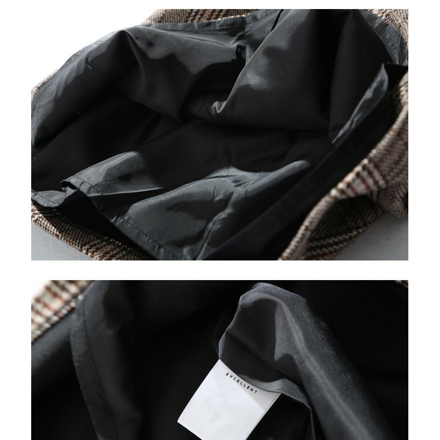 Chân váy ngắn chữ a lưng cao hoạ tiết caro thời trang cho nữ style Hàn Quốc GURI Chân váy nữ chữ A caro CV04 | BigBuy360 - bigbuy360.vn