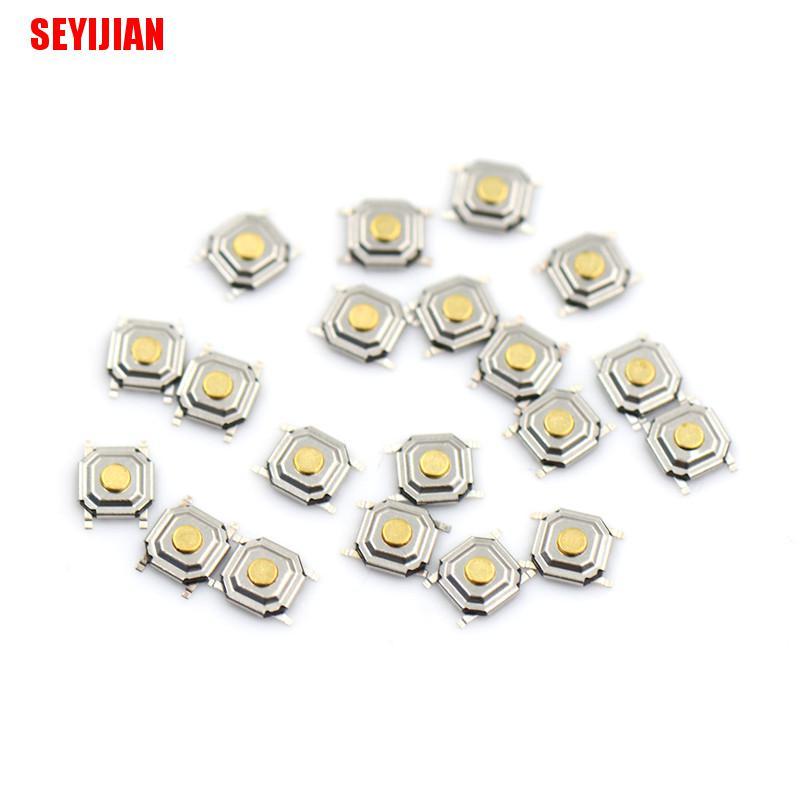 Set 20 Nút Công Tắc Cảm Ứng Đèn 4 * 4 * 1.5Mm Smd 4Pin Chuyên Dụng