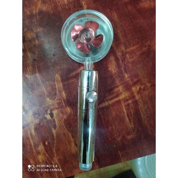 Tay sen tăng áp cánh quạt đầu xoay 360 độ có nút nhấn stop tặng kèm dây