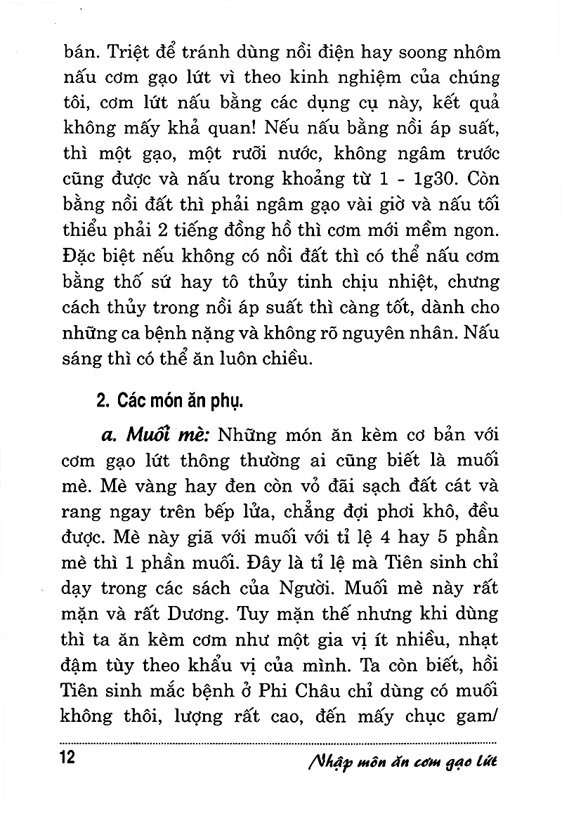 Sách Nhập Môn Ăn Cơm Gạo Lứt Theo Phương Pháp Ohsawa