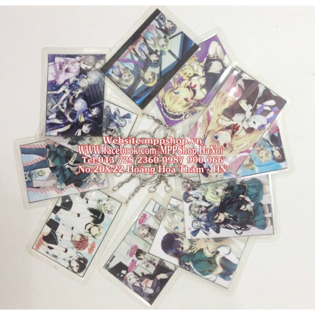 Móc khoá anime boku combo 3 cái mẫu ngẫu nhiên