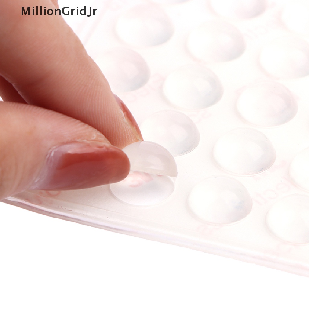 Bộ 100 Miếng Đệm Cao Su Silicon Mềm Trong Suốt Chống Trượt