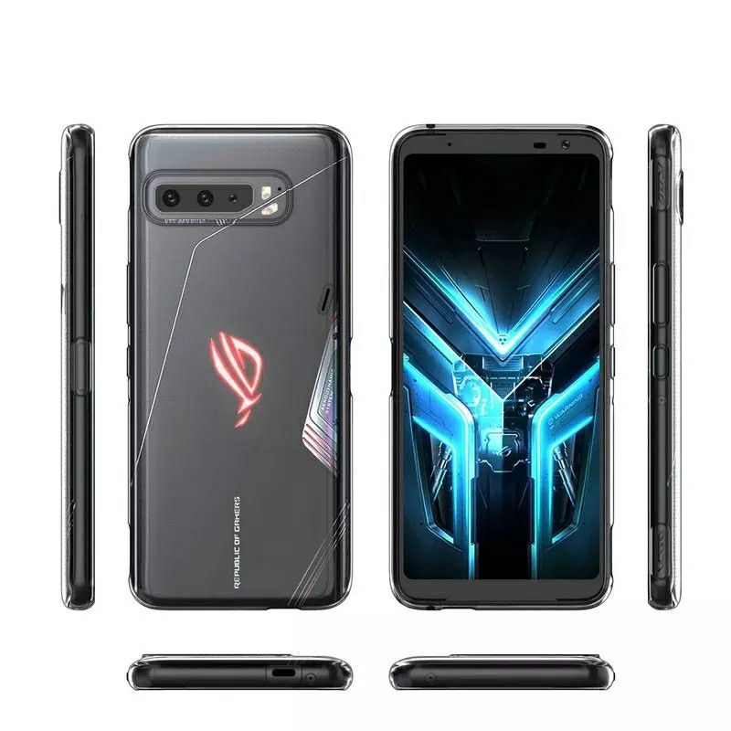 Ốp lưng Rog Phone 3 silicon dẻo trong suốt cao cấp lâu ố vàng siêu bền