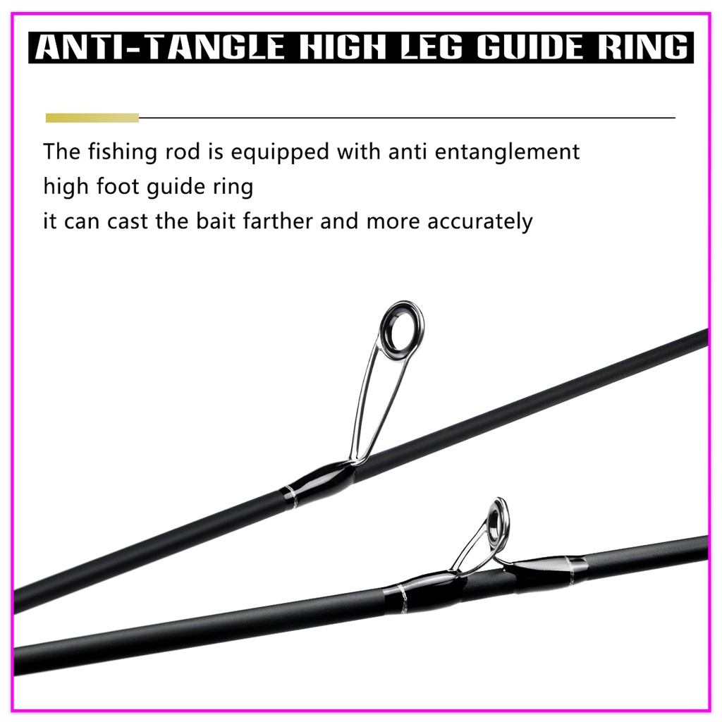 Cần Câu Cá 1.5M / 1.68M / 1.8M / 1.98M / 2.1M  Bằng Sợi Carbon Siêu Nhẹ Chất Lượng Cao