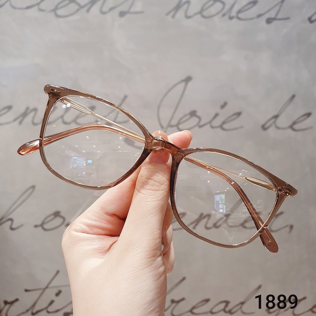 Mắt Kính Gọng Cận Cao Cấp Form Vuông Lyly 661 Phong Cách Ulzzang Siêu Xinh - Hazo
