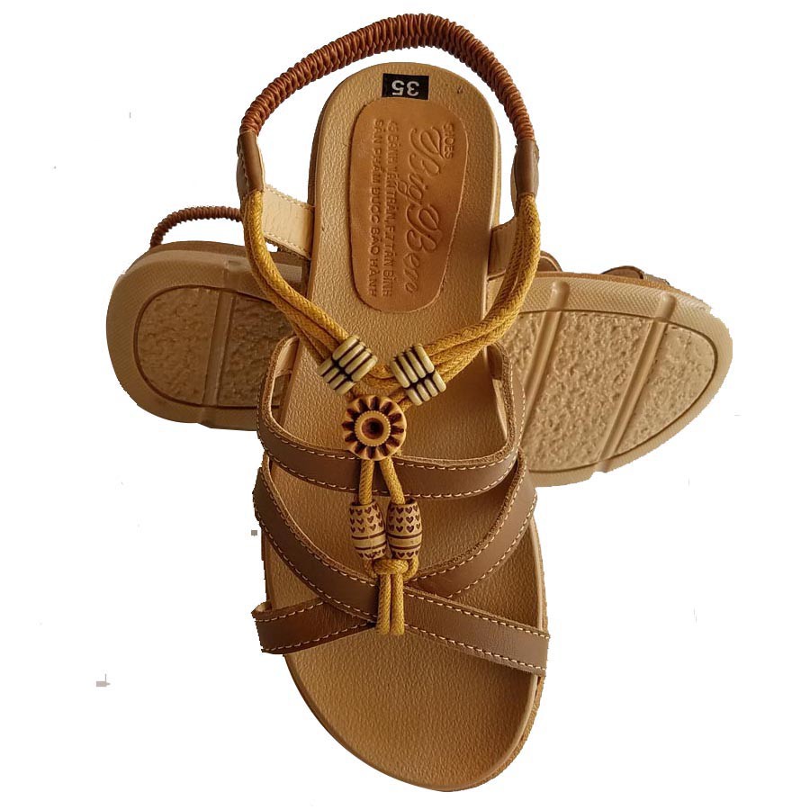 Sandal Nữ BIGBEN Da Bò Thật Cao Cấp SDN35