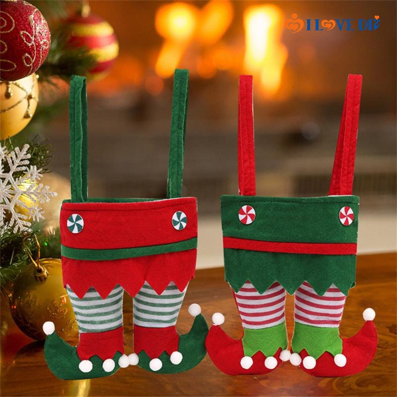 Túi Đựng Kẹo Giáng Sinh / Apple Hình Ông Già Noel / Elf Trang Trí Nhà Cửa / Năm Mới