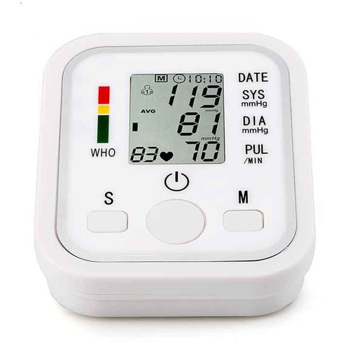 máy đo huyết áp điện tử Đo chính xác đầy đủ 3 chỉ số: huyết áp tối đa, tối thiểu, nhịp tim