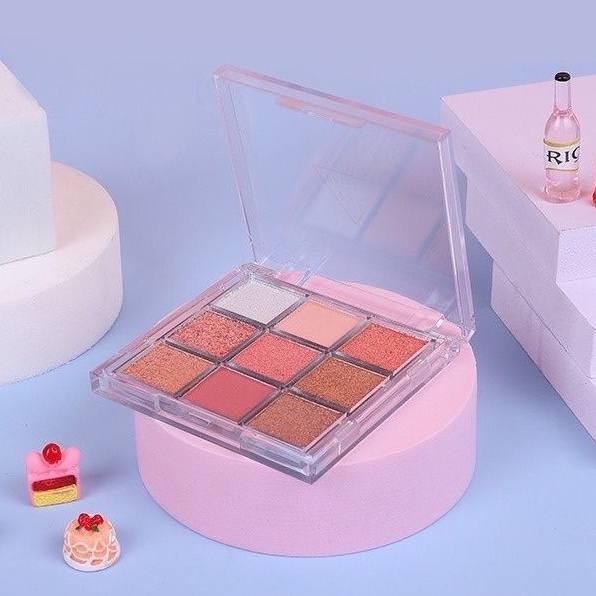 Bảng Mắt Nhũ Vuông 9 Ô Eye Palette Nội Địa
