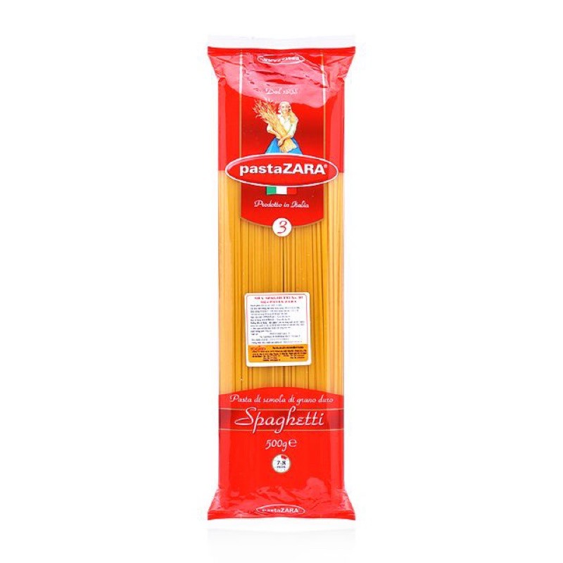 mì ý pasta zara số 3 500g