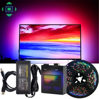 Bộ dải đèn LED kèm phụ kiện gắn sau màn hình TV/máy tính giúp trang trí độc đáo