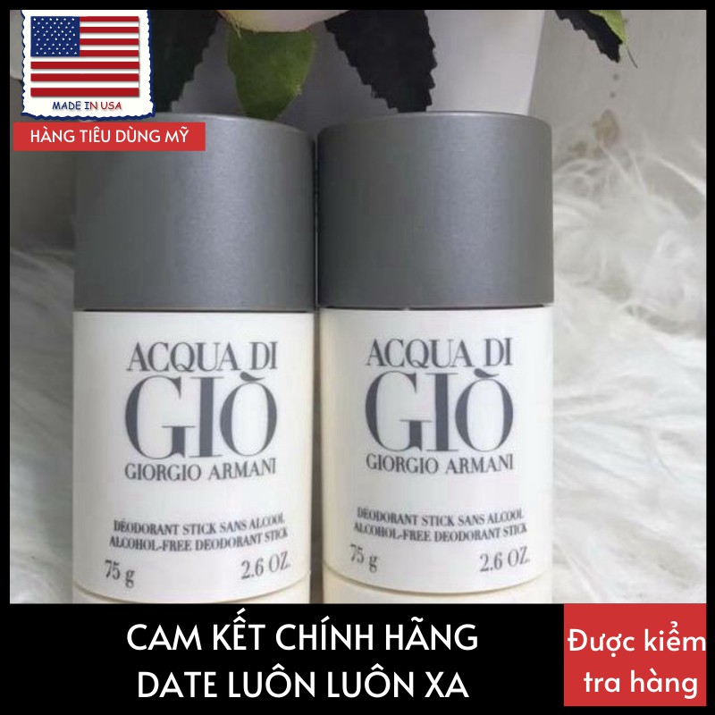 Lăn Khử Mùi Nước Hoa Giorgio Armani Acqua Di Gio Deodorant Stick 75g