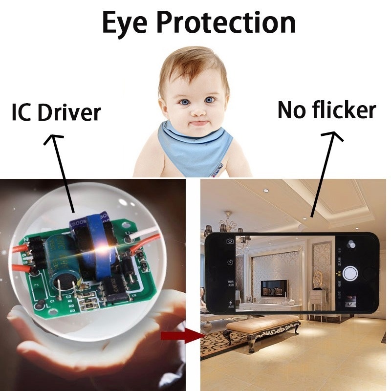 Bóng Đèn LED E27 15/20/30/40W Hình UFO Thay Thế Dùng Cho Phòng Khách/Nhà Bếp