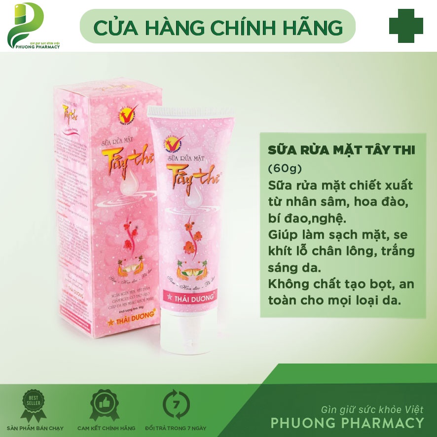 Sữa rửa mặt Tây Thi - Sao Thái Dương tuýp 90g