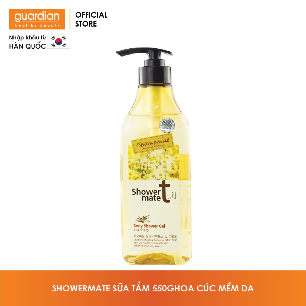 Sữa Tắm Cao Cấp Hàn Quốc Shower Mate Chamomile (Hoa Cúc) Chai 550G