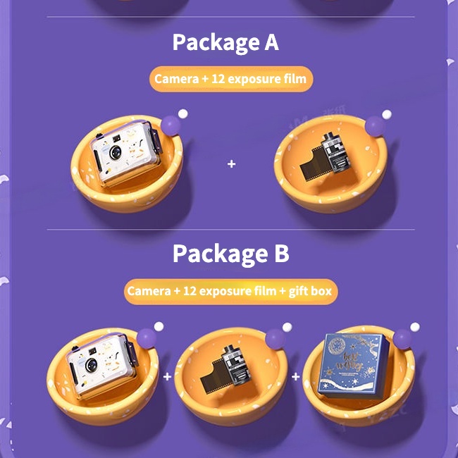 Mini Waterproof Film Camera Students Creative Gift | BigBuy360 - bigbuy360.vn