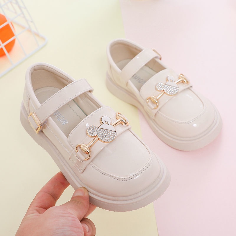 Giày Sandal Công Chúa Bằng Da Siêu Nhẹ 2022 Dễ Phối Đồ Phong Cách Phương Tây Cho Bé Gái Scho